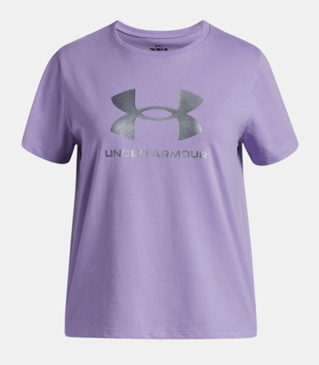 Under Armour Girl's Rival Shimmer Tee
