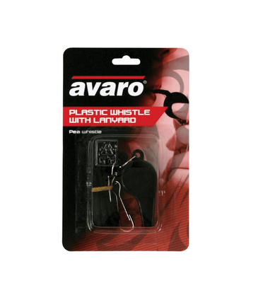 Avaro Plastic Whistle With Lanyard