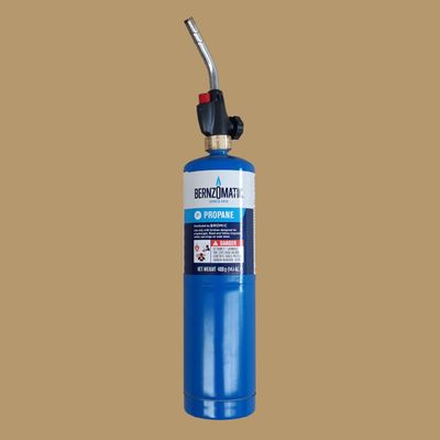 Bernzomatic Propane Gas Cylinder (with fitting)