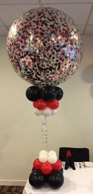 Confetti Balloon - 3ft, Choose your colours