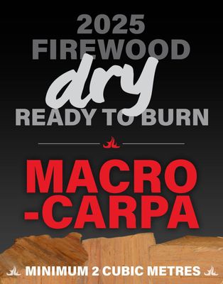 DRY MACROCARPA - per cubic metre: