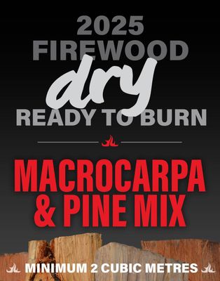 DRY - Macrocarpa &amp; Pine Mix - per cubic metre: