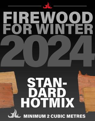 STANDARD HOTMIX - WINTER 2024 FIREWOOD per cubic metre: