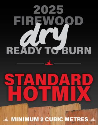 DRY STANDARD HOTMIX - per cubic metre: