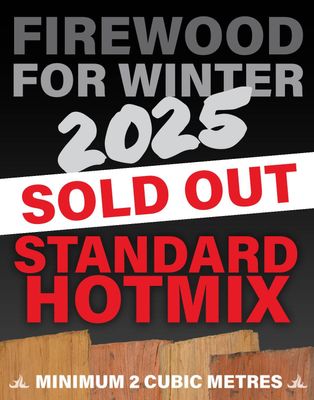 DRY STANDARD HOTMIX - per cubic metre: