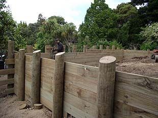 Pine Retaining Wall Rails 150 x 50 RS.H5 SG8