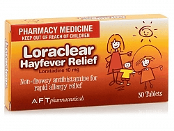 Loraclear Antihistamine 10mg 30 Tablets
