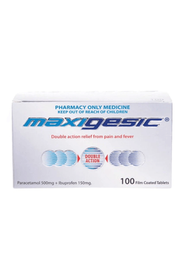 Maxigesic Pain Relief 100 Tablets