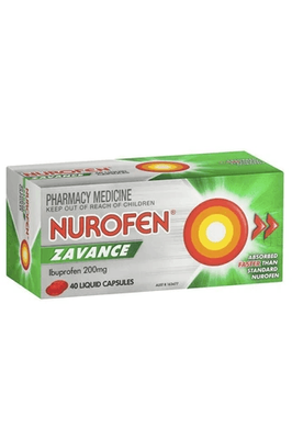 Nurofen Zavance Liquid 40 Capsules