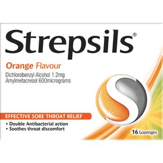 Strepsils Orange 16 Lozenges