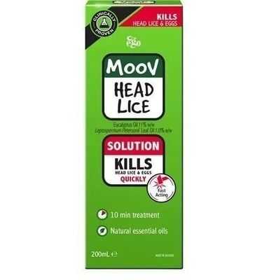 Ego Moov Head Lice Solution 200ml