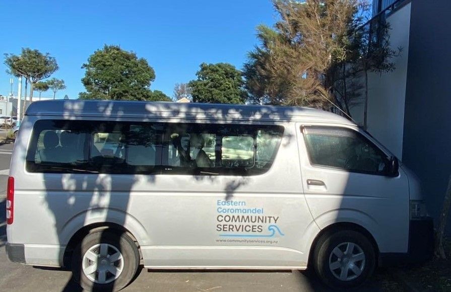 Van trips - image of the Eastern Coromandel Community Services van