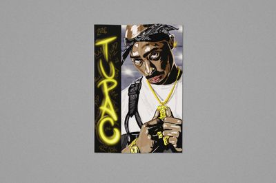 Tupac Digital Illustration