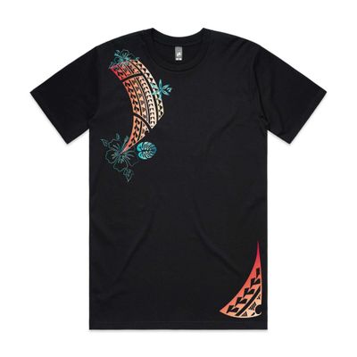 Over the Shouder Polynesian T-shirt