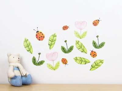 Ladybird wall art decal