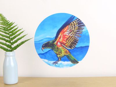 Kea wall decal dot &ndash; Kea art