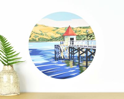 Dalys Wharf wall decal dot