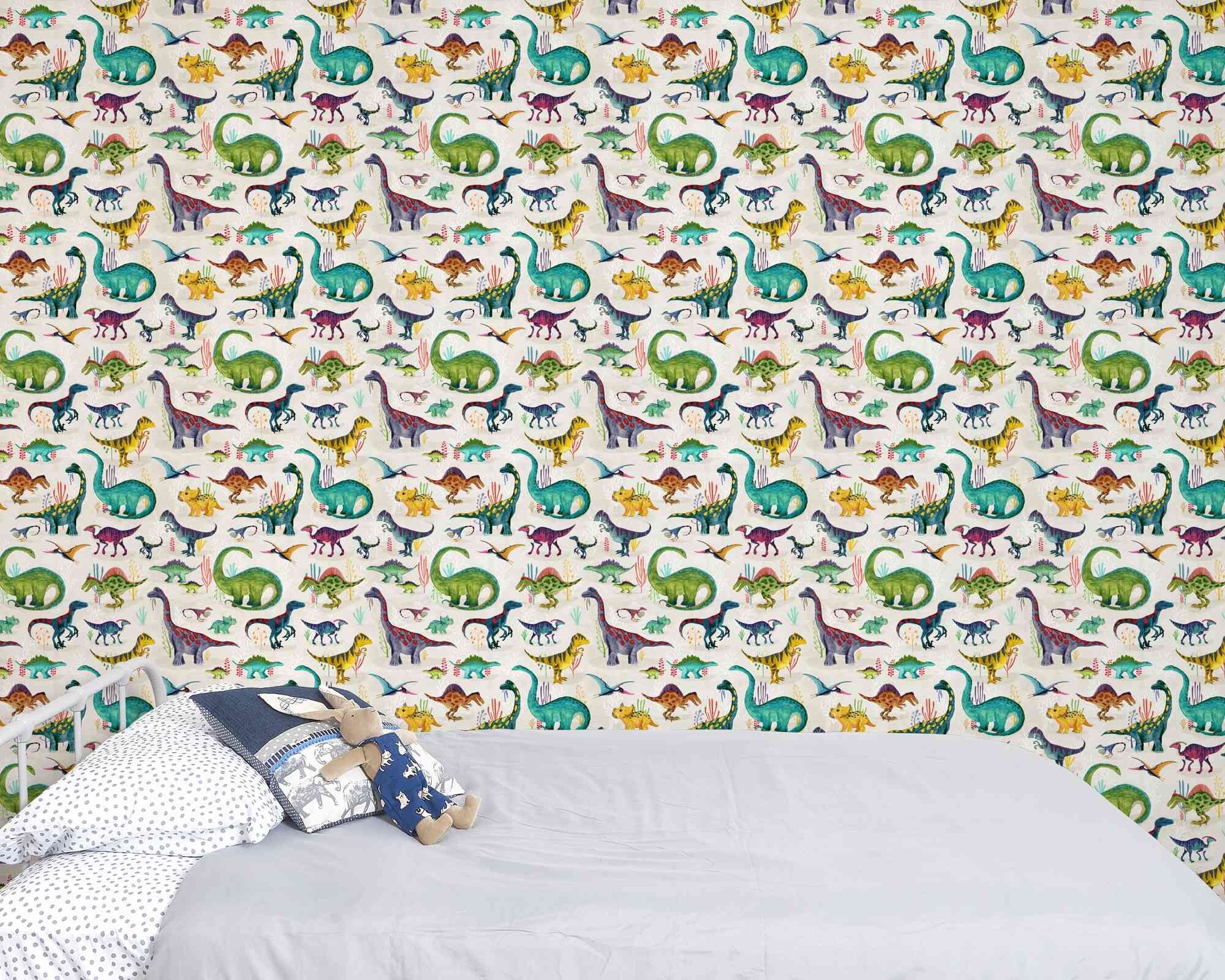 Dinosaur wallpaper bright