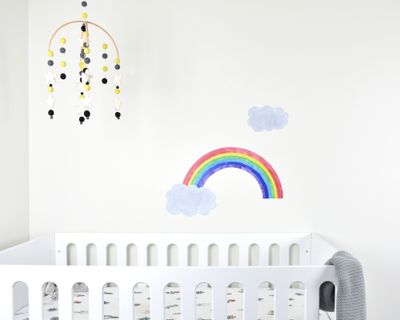 Rainbow wall decal