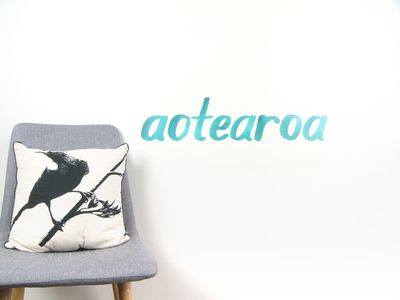 Aotearoa wall decal