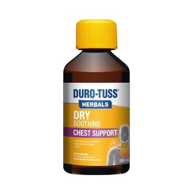 Duro Tuss Herbals Dry Soothing Chest Support 200ml