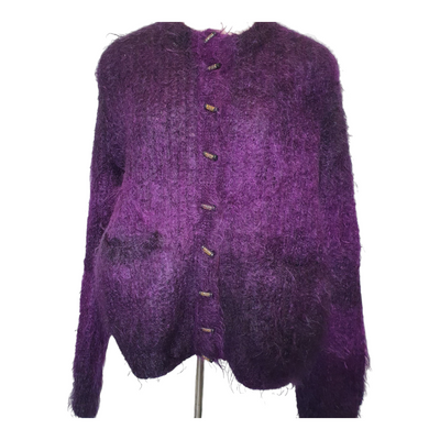 Purple Ombre Cardigan