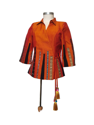 Orange with fire Tunic