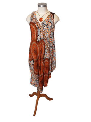 Boho brown Dress