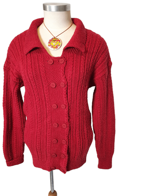 Red Bear Cardigan