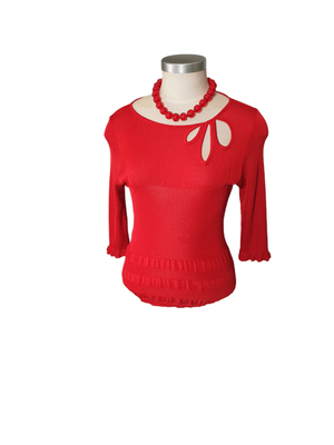 Red Sabatini Top