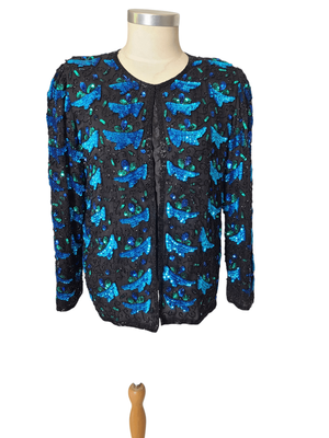 Laurence Kazar Sequin Jacket