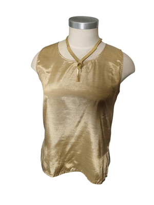 Gold Thai Silk top