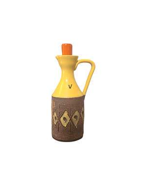 Retro pottery vinegar jug