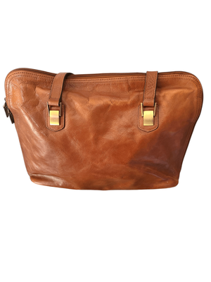 Leather Satchel ( Made in Italy)