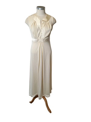 Cream Vintage Night Gown