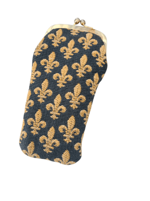 Fleur de Lis Sunglass Case