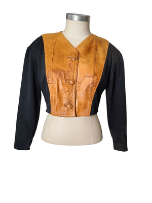 CROPPED Leather Jacket