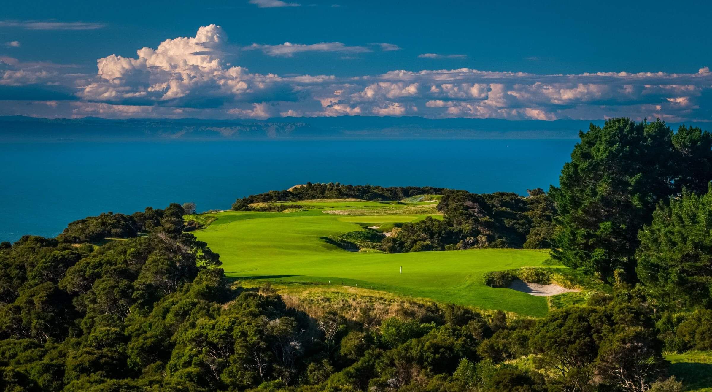 Golf course using PermaGreen Turf nutrients and soil amendments