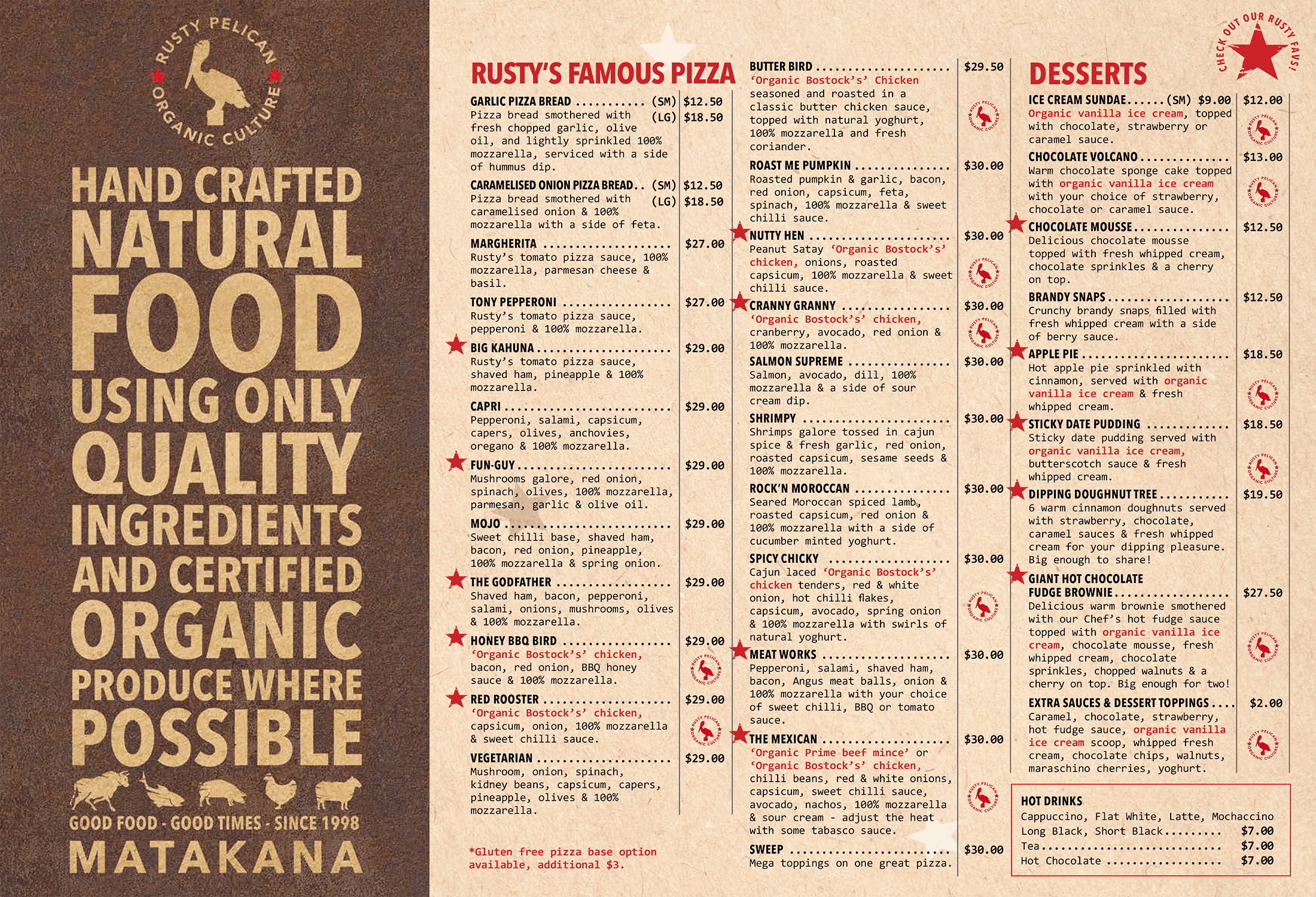 Full Rusty Matakana Menu Pg 2