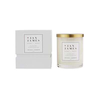 CocoSoya Candle ~ Lime, Basil &amp; Mandarin 350g