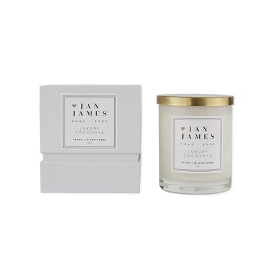 CocoSoya Candle ~ Peony &amp; Blush Suede 350g