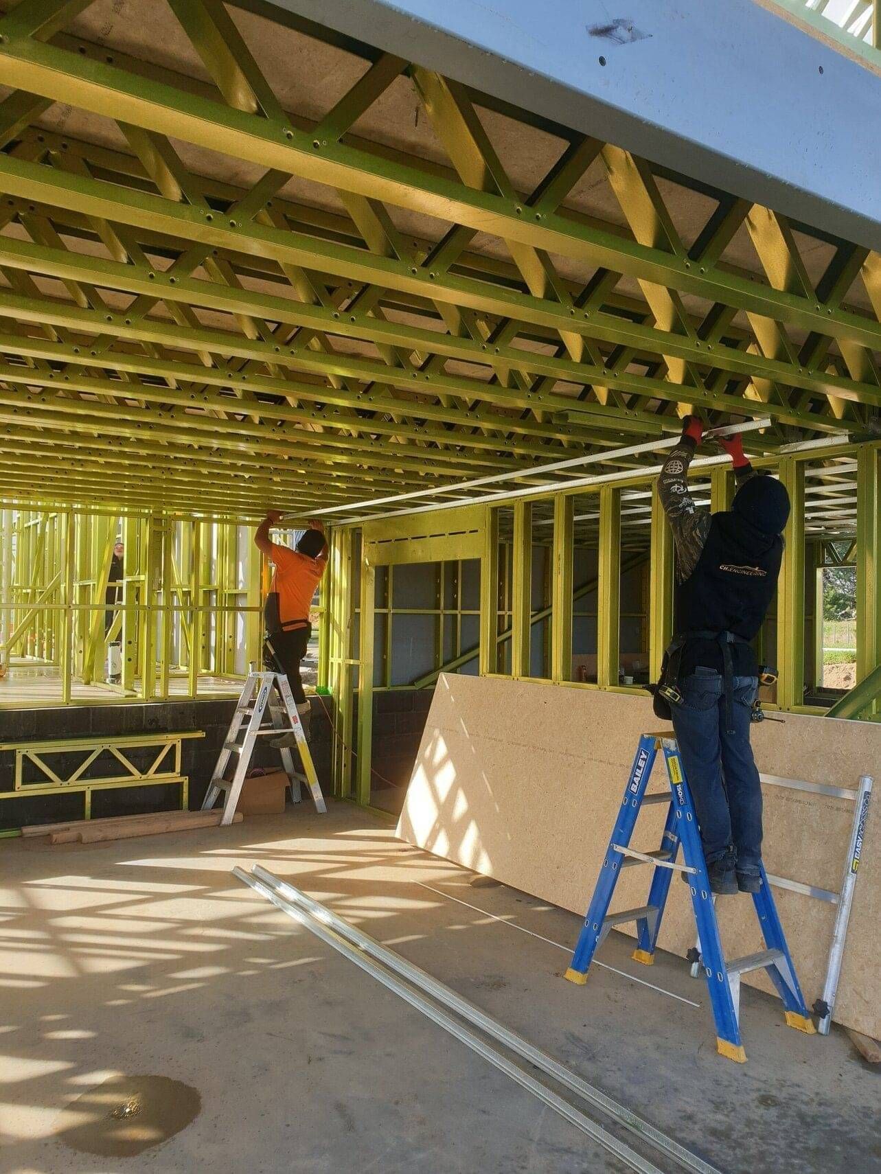 Light Gauge Steel Framing New Zealand. CH Engineering services the Waikato, Hamilton, Cambridge Te Awamutu and everywhere in between