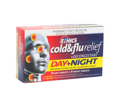 Ethics Cold &amp; Flu Relief Day &amp; Night 24 Tablets