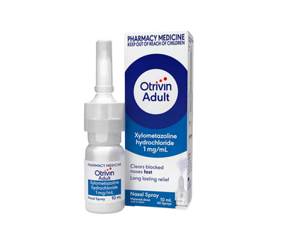 Otrivin Adult Nasal Drops for Blocked Nose 10ml