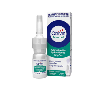 Otrivin Menthol Nasal Spray for Blocked Nose 10ml