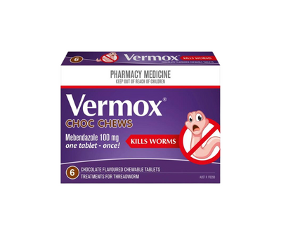 Vermox Worming Treatment Choc Chews