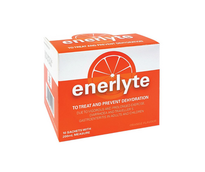Enerlyte Rehydration - Orange Flavour 10 Sachets