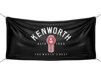 KENWORTH WORLD&#039;S BEST BLACK FLAG
