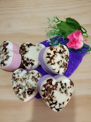 Large Heart Shaped Soaps 95gm