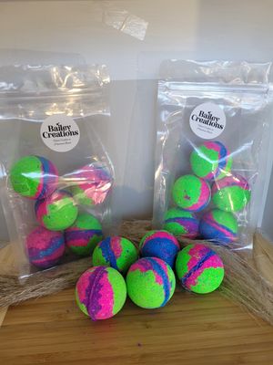 Rainbow Bath Bombs Pkt of 5